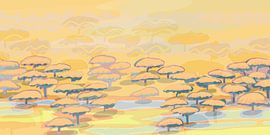 Les plaines brûlantes et scintillantes d'Estrémadure sur Cornelie de Haan