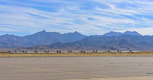 Lagerung von Flugzeugen in der Wüste von Arizona.