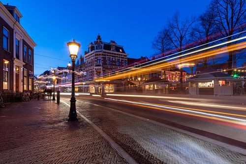 Utrecht Janskerkhof in de avond