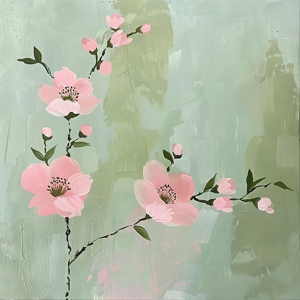 Kersenbloesems van Poster Art Shop