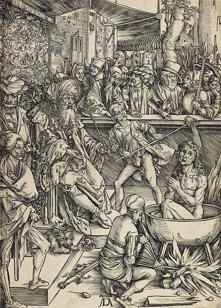 ALBERT DÜRER, Apocalypse - The Martyrdom of John the Evangelist, 1496 by Atelier Liesjes