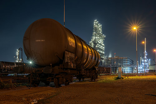 Tanker in the harbour