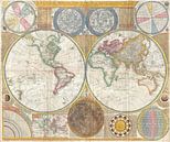 Weltkarte 1794 von Atelier Liesjes Miniaturansicht