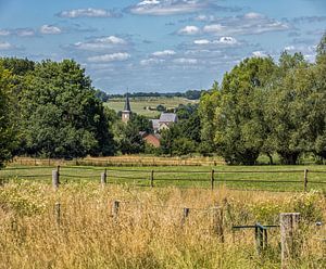Blick auf das Kirchdorf Mechelen in Südlimburg