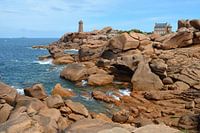 Falaises de granit rose et phare de Ploumanac'h Betagne