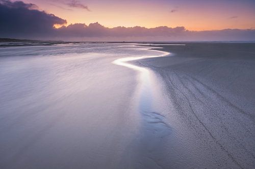 Waterline North Sea beach Terschelling
