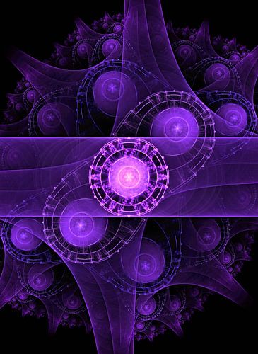 Abstrakt 130 Digital-Fraktal Design-Muster