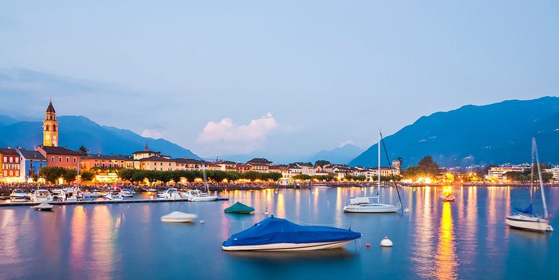Ascona am Lago Maggiore in der Schweiz von Werner Dieterich