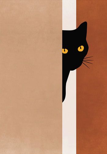 Curious kitten, boheimai slijl.