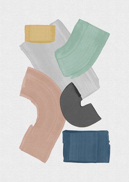 Pastellfarben-Blöcke von Orara Studio