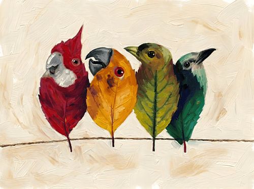Surreal birds