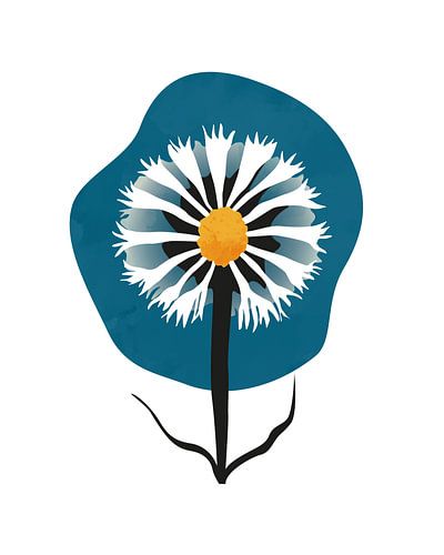 Abstracte paardebloem