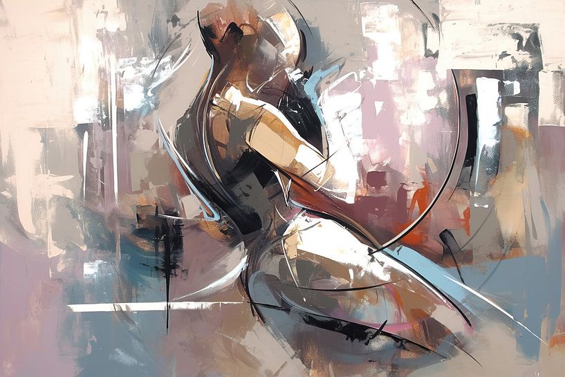 Female figure by Abstract Painting