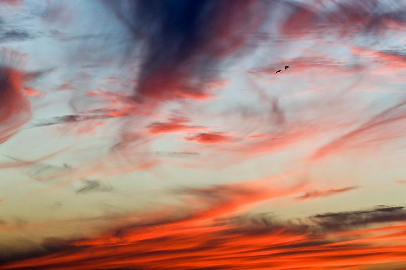 Ciel spécial après le coucher du soleil par Art by Fokje