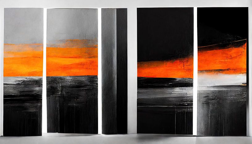 Sunset abstract-1 by Rautenberg Digital Art Maritim