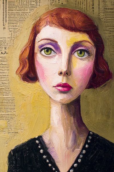 Dreamy portrait in the Bergen School style by Marijke Trienekens