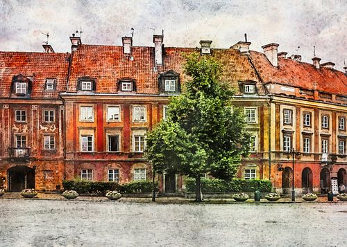 Warschau aquarel kunst #warsaw