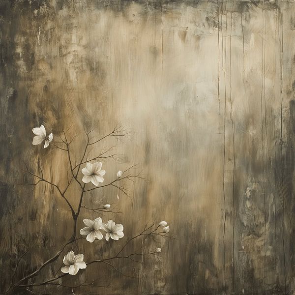 Rural ambience abstract minimalism by Mel Digital Art