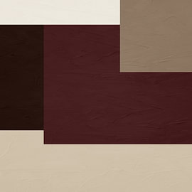 Minimalist abstract art featuring geometric shapes in earth tones by Online Arts