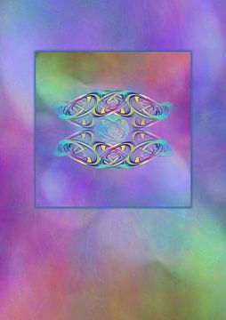 Ornament Verschlungen Hochformat von Claudia Gründler