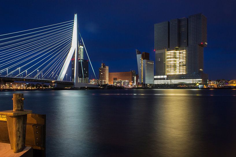 De Rotterdam by night van Jeffrey Tukker