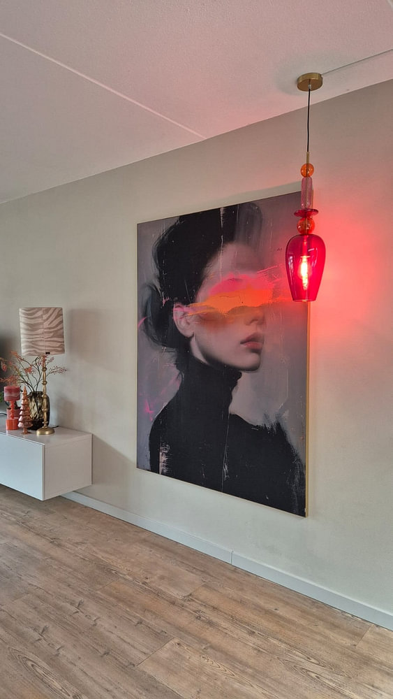 Modern and abstract portrait 