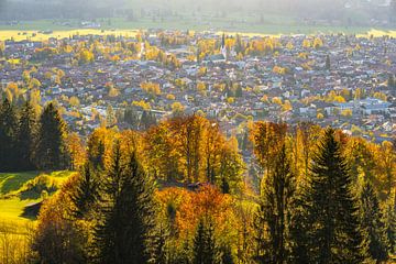 Herfst in Oberstdorf van Walter G. Allgöwer