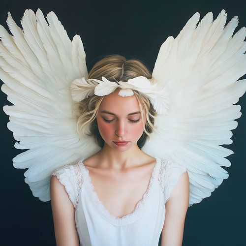 Starlit Angel in the Blackness