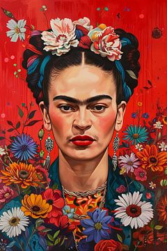 Bloemenportret Frida van Felix Brönnimann