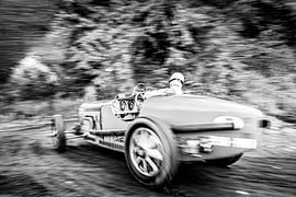 Bugatti Type 45 Rennwagen in Schwarz-Weiß von Sjoerd van der Wal Fotografie