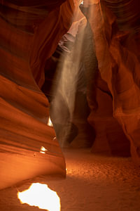 Obere Antilopenschlucht mit Lichtstrahl