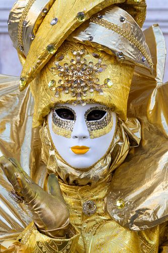 Gouden portret Venetië van Sander Groenendijk
