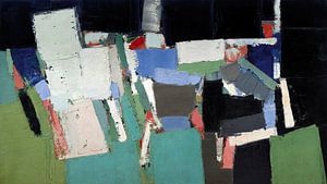 Nicolas de Staël - Parc des Princes (Die großen Fußballspieler) (1952)