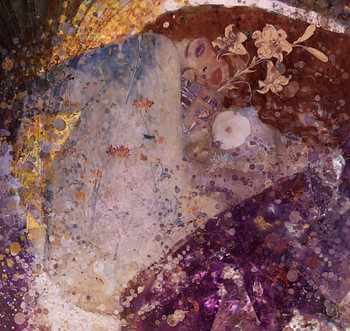 Danaë, after the works of Gustav Klimt and Elias of Nijmegen