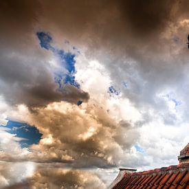 Ciel nuageux Goeree-Overflakkee sur Jaap Reedijk