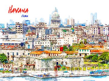 Havana van Printed Artings