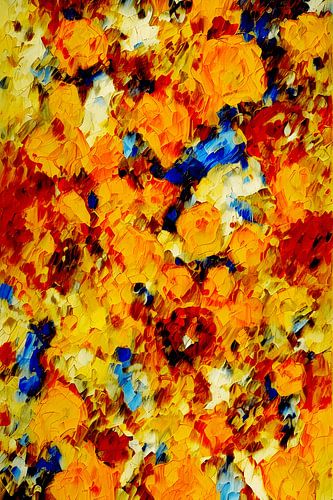 Blaze of Color Statement Wall Art