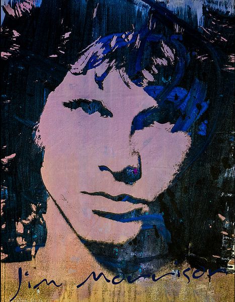 Jim Morrison  van Angelique van den Berg
