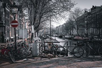 Amsterdam en noir et blanc