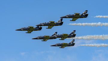 Het Breitling Jet Team of Patrouille Breitling. van Jaap van den Berg