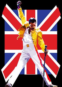 Freddie Mercury is Queen van Artkreator