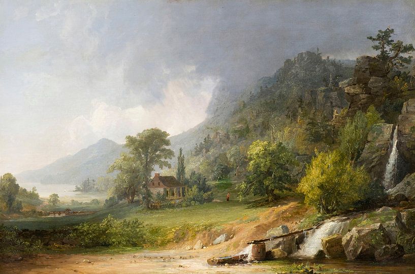 Jasper Francis Cropsey-Passing Shower on a spring afternoon by finemasterpiece