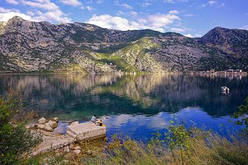 Mountain reflection Montenegro by Patrick Lohmüller