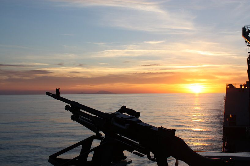 Zonsondergang bij de Marine par Gilian Fijen