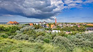 Phare de Den Helder avec vue sur Huisduinen