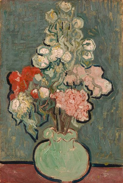 Vincent van Gogh, Vase with flowers by 1000 Schilderijen