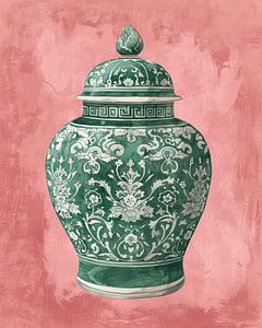 Jade-Keramik-Vase Nr.3