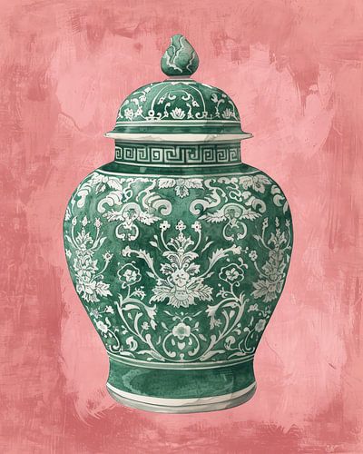 Keramieken Jade Vaas no.3