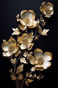 Gouden bloemen van Wall Wonder