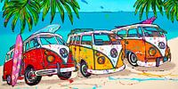 Volkswagen Busse am Strand